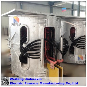 industrial furnace for melting metal scrap for foundry